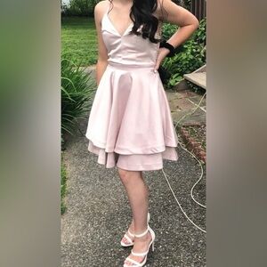 Baby Pink Windsor Dress